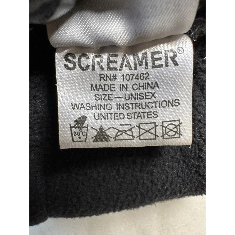 SCREAMER Fleece Headband Refrigiwear Brand Black One Size Polyester BRECKENRIDGE
